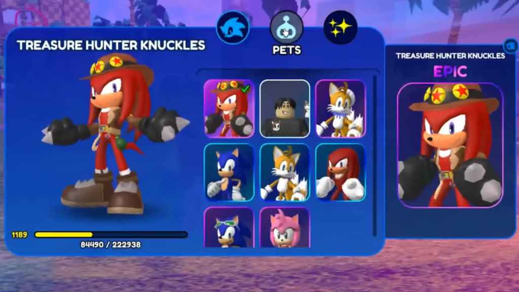 NEW* TREASURE HUNT KNUCKLES EVENT (SONIC SPEED SIMULATOR) 