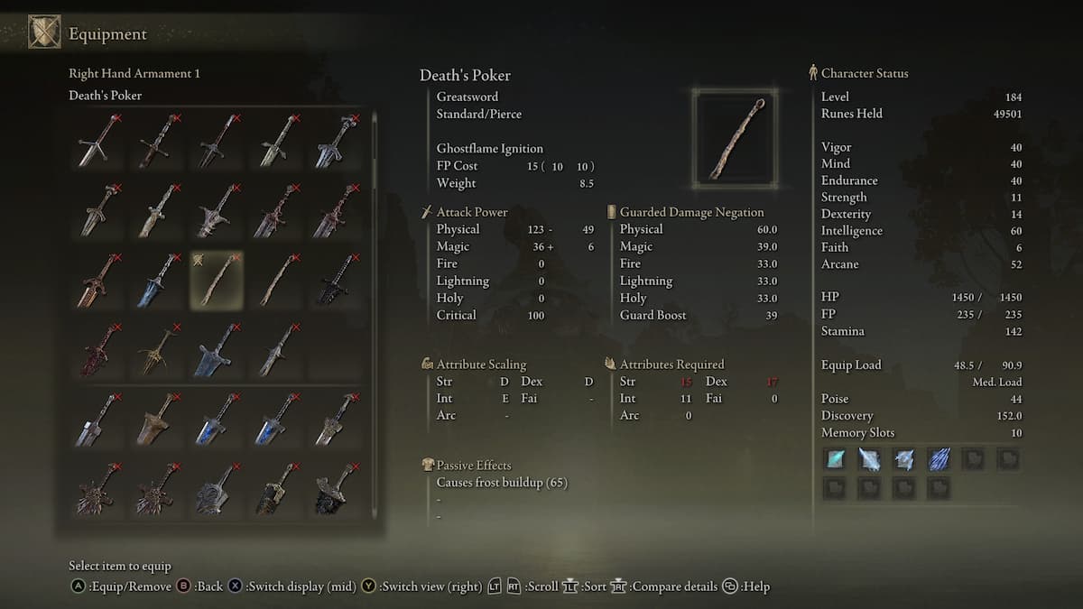 Elden Ring Death's Poker How to get and Best Builds Pro Game Guides