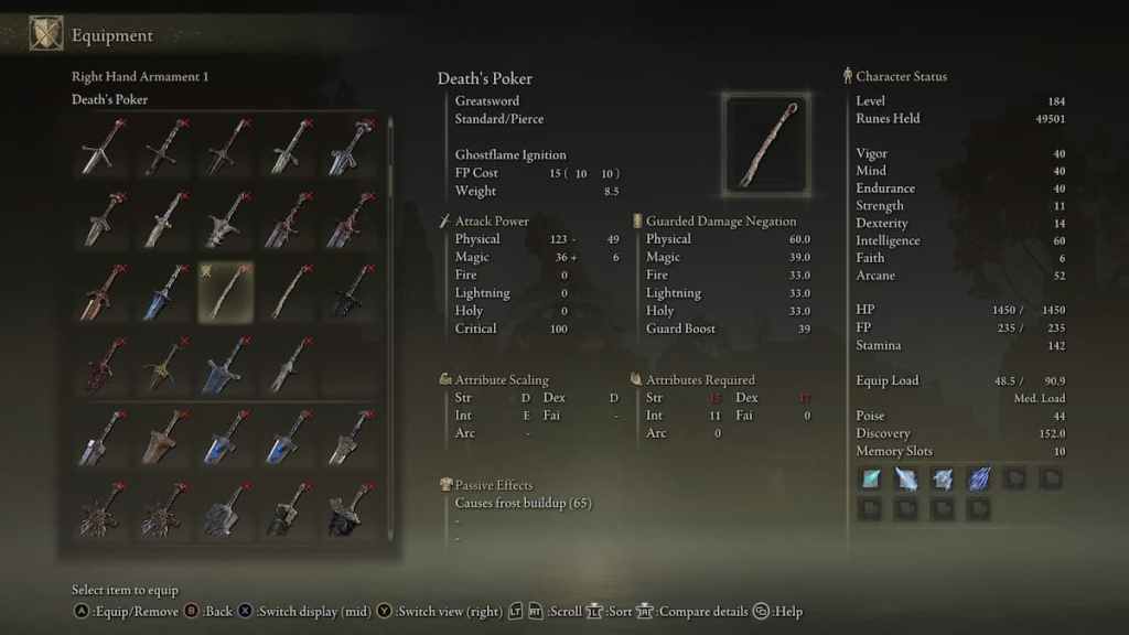 Elden Ring Death's Poker How to get and Best Builds Pro Game Guides