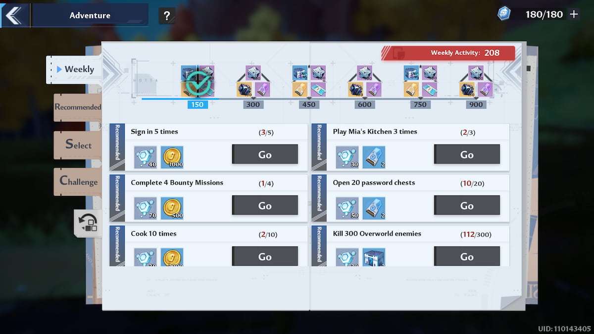 Weekly Challenges Game When do weekly challenges reset in Tower of Fantasy? | Pro Game Guides