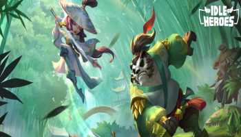 Idle Heroes character in battle