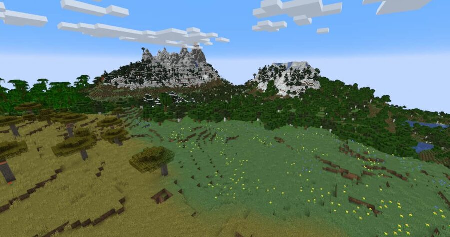 Best Minecraft Meadow Mountain Seeds (October 2022) - Pro Game Guides