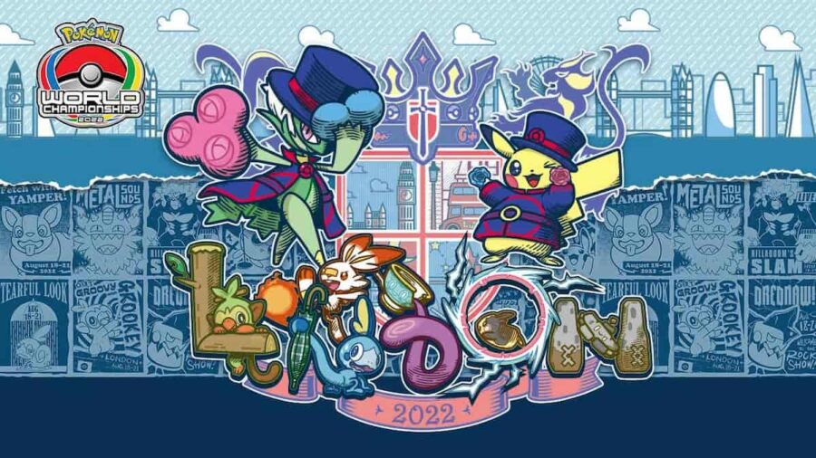 Pokémon characters in their London costumes