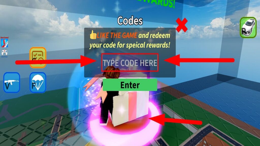Redeem code for Fort Blox