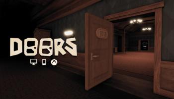 An open door in Roblox DOORS