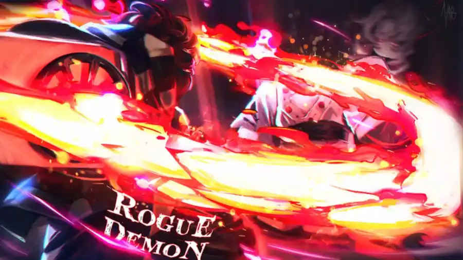 Karaktärer som slåss i Roblox Rogue Demon