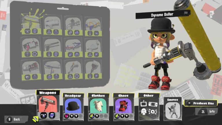 how to switch weapons in splatoon 3