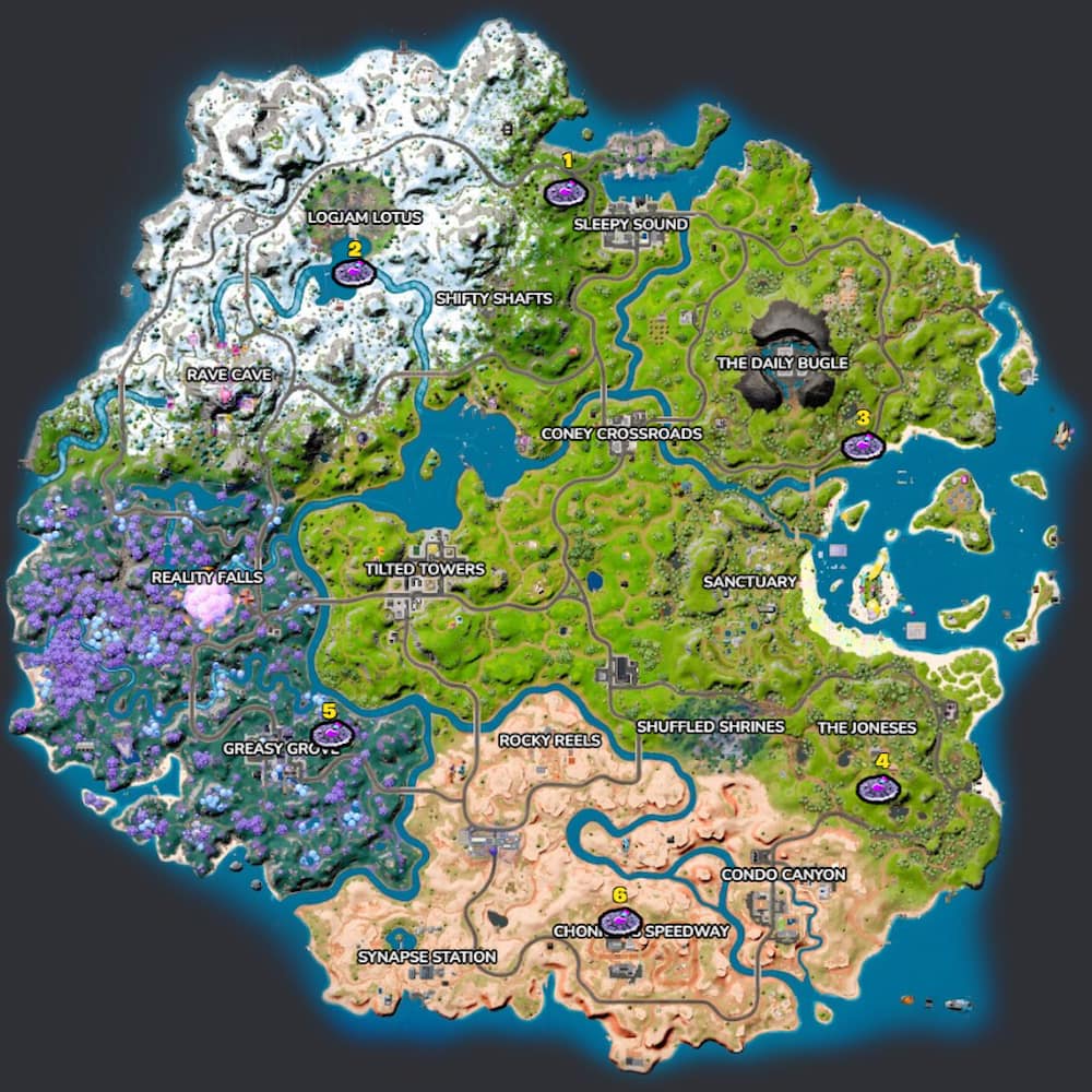 Where to find UFOs in Fortnite - All Saucer Locations - Pro Game Guides