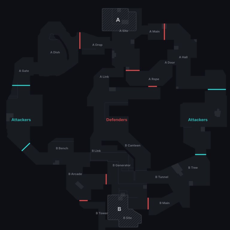 All Valorant Callouts for each map (Abyss) | Pro Game Guides