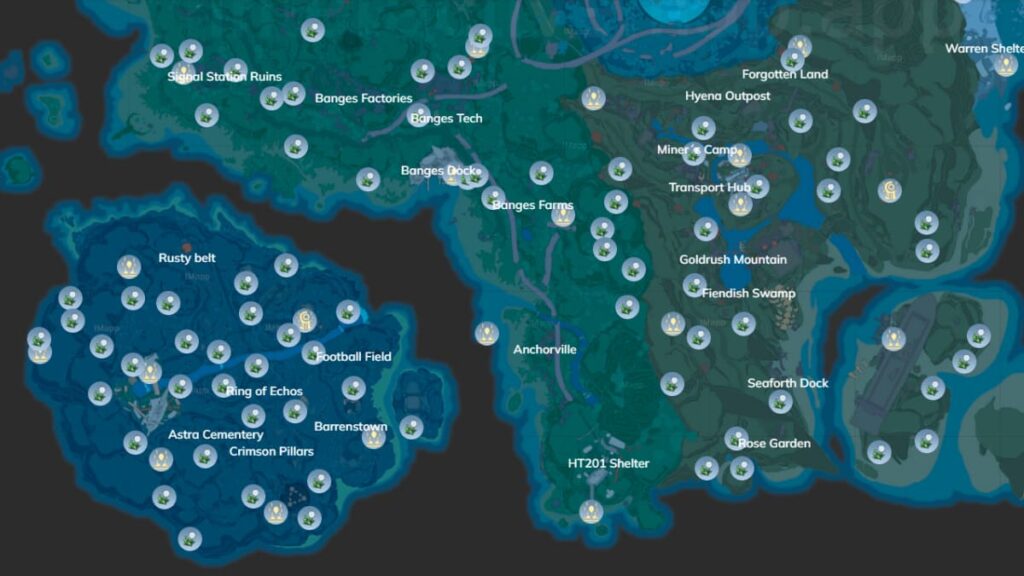 All Dandelion seed locations in Tower of Fantasy.
