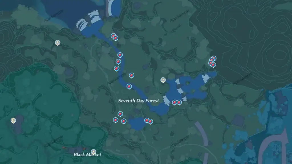 All Firedragon Fruit locations in Tower of Fantasy.