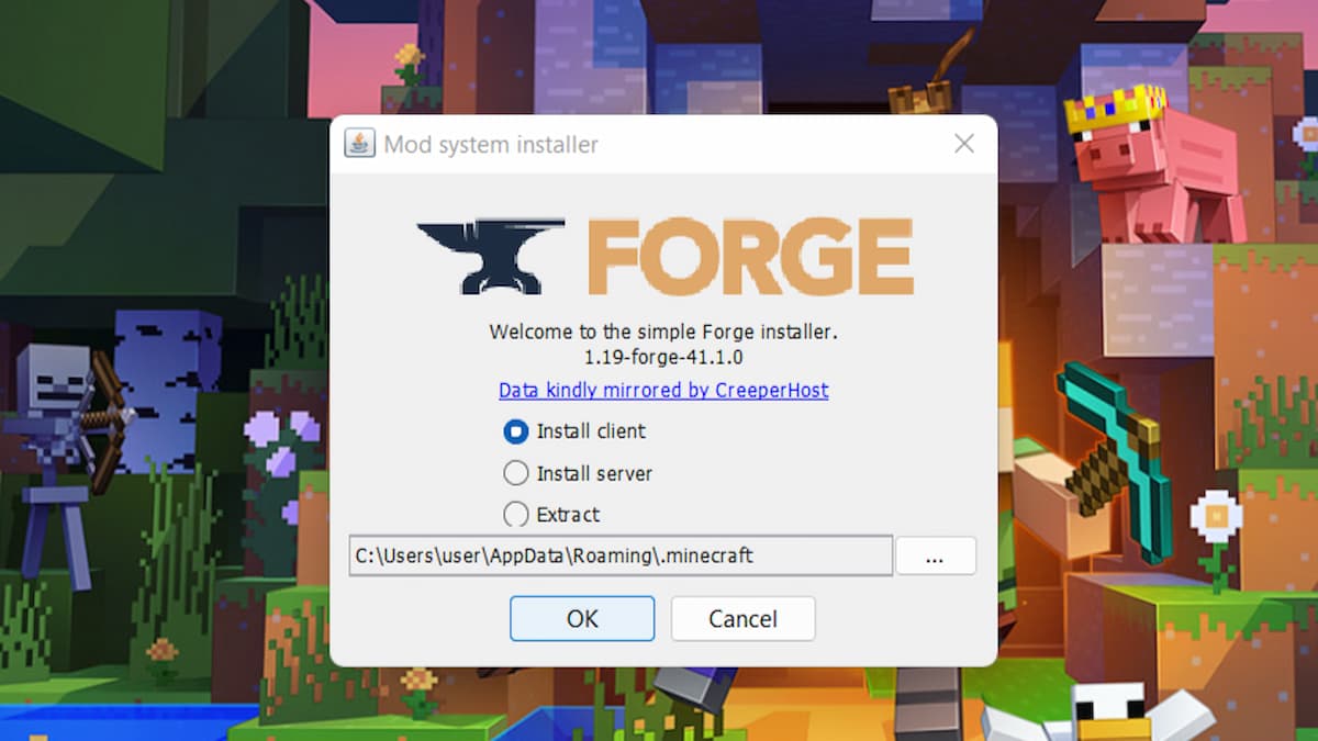 Как установить forge на сервер майнкрафт linux