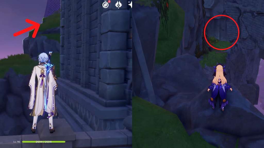 Old Mining Lamp puzzle location in Genshin Impact