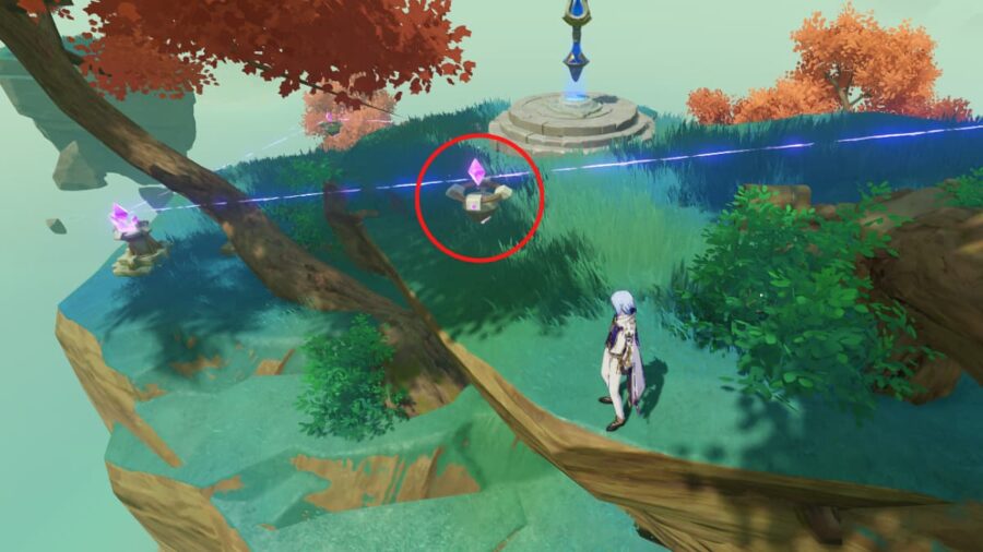 How to solve the Relay Stone puzzle on Pudding Isle in the Genshin