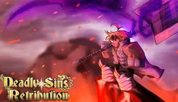 Character with weapon in Roblox Deadly Sin Retribution