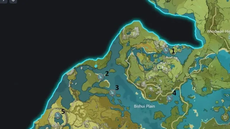 All Fishing Spot Locations In Liyue In Genshin Impact Pro Game Guides   Liyue Fishing Locations 1 800x450 