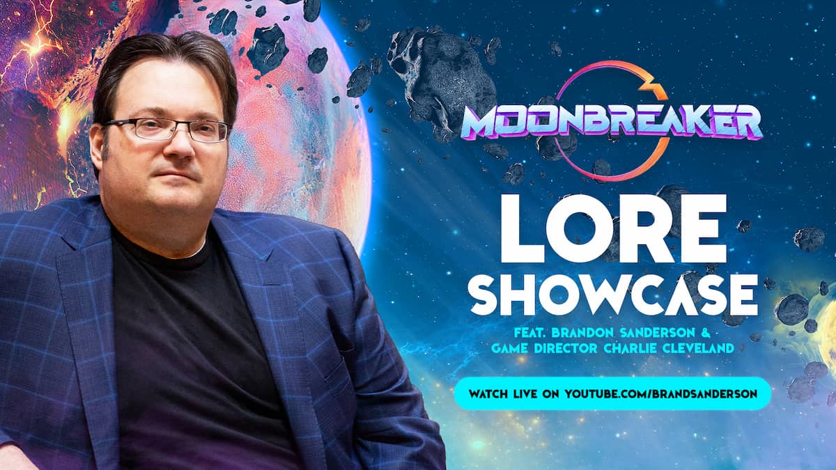 Brandon Sanderson to reveal universe details in Moonbreaker Lore Showcase
