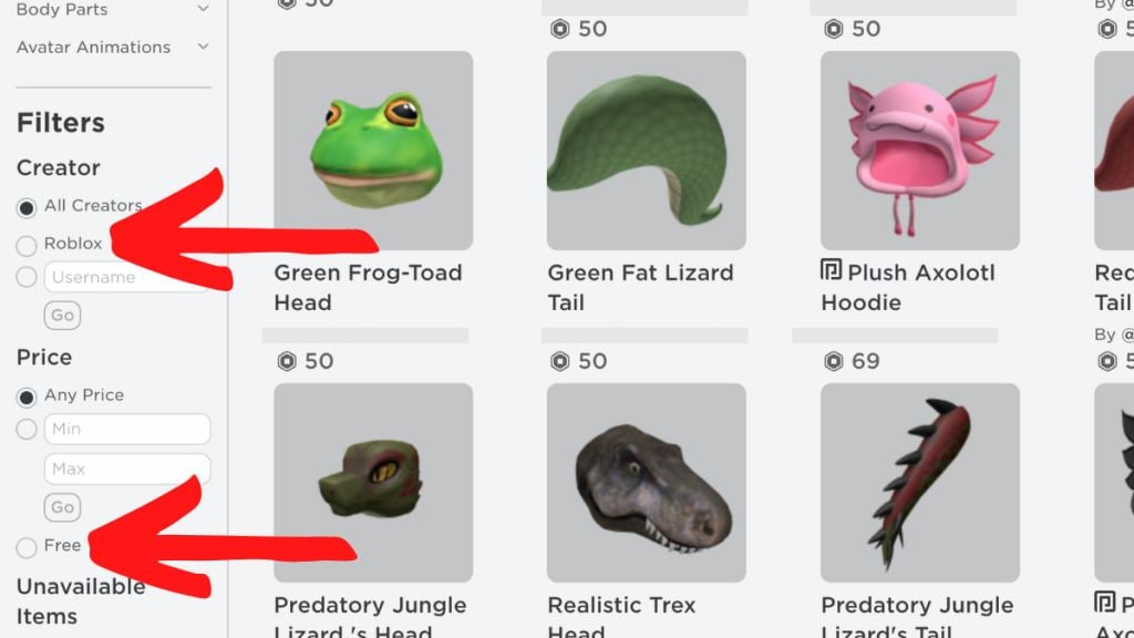 How to get the free Frill-seeker Lizard avatar item in Roblox