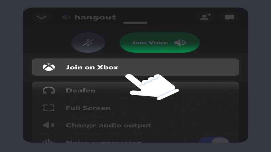Join Discord call on xbox