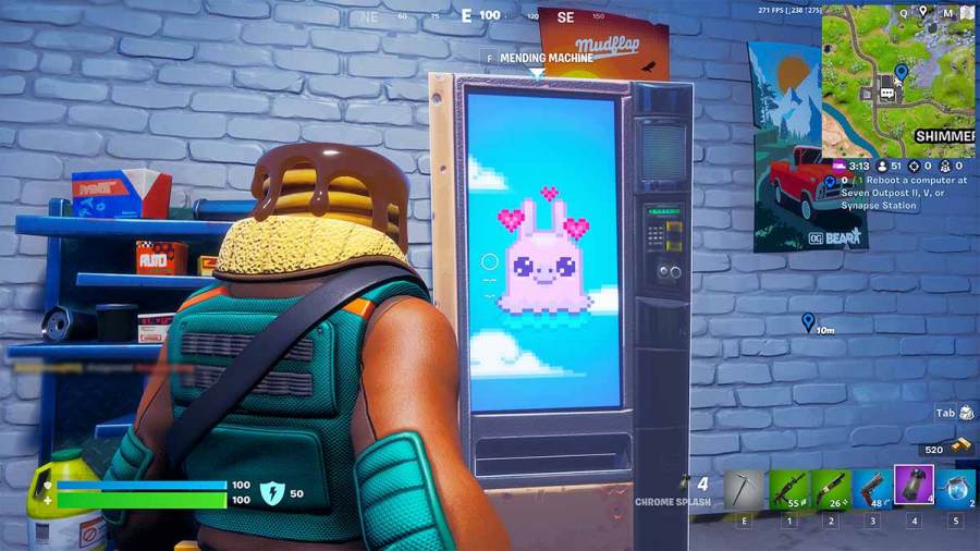 All Mending Machine locations in Fortnite Chapter 3 Season 4 Pro Game