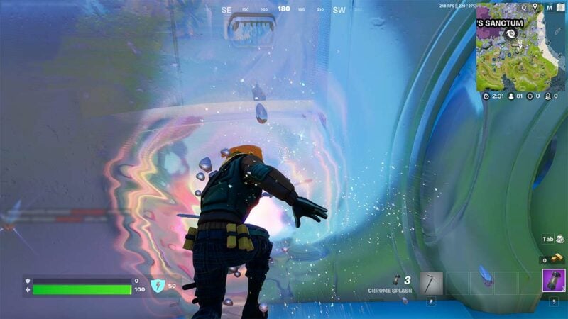 Where can I find Chrome Splash in Fortnite? - The Hiu