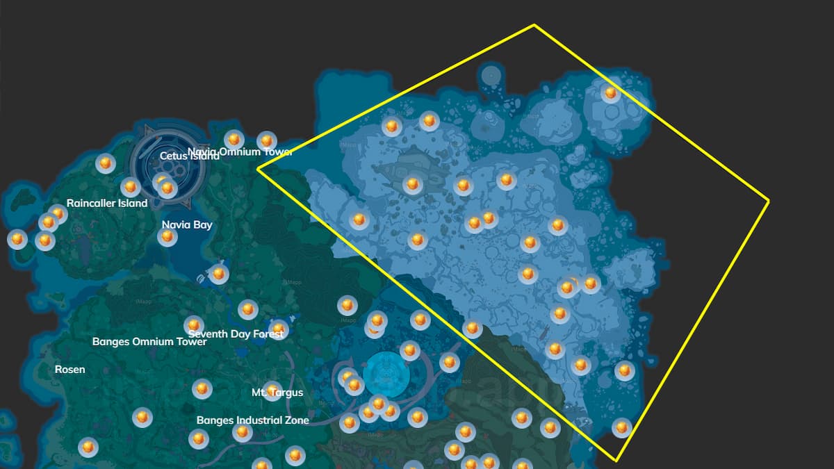 Tower of Fantasy: Black and Gold Nucleus locations on Astra