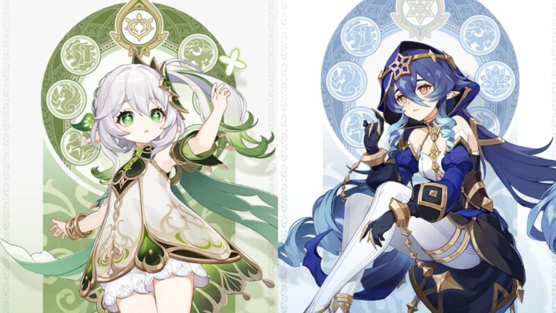 Genshin Impact reveals official art for Nahida & Layla, hints at elves