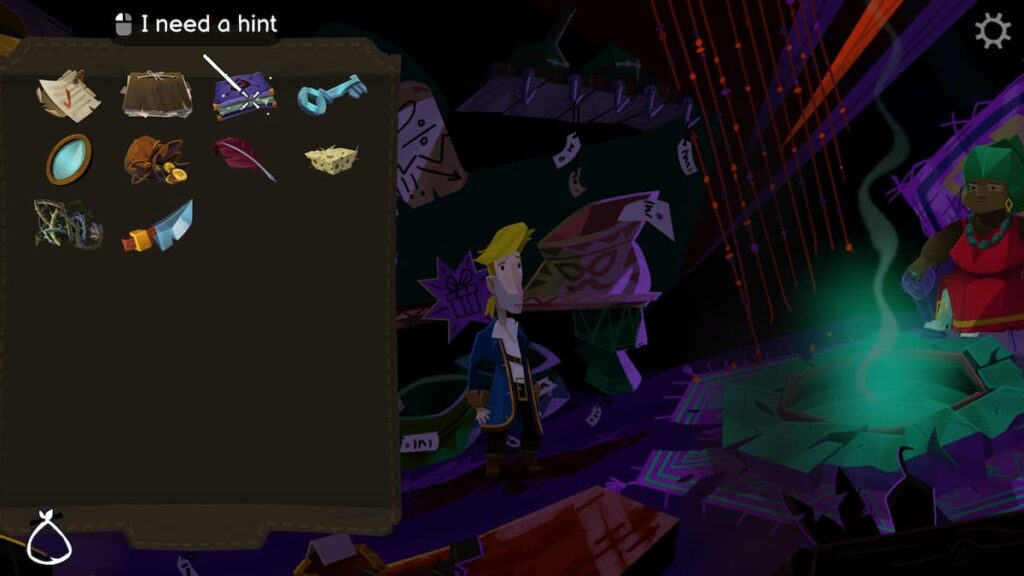 Return to Monkey Island Inventory Hint Book