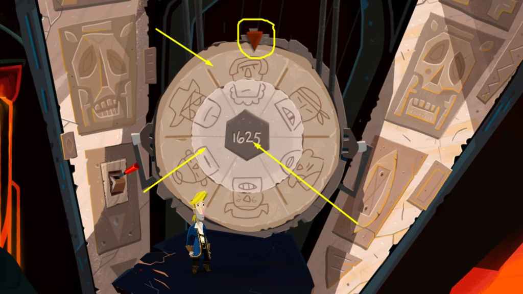Return to Monkey Island wheel end game