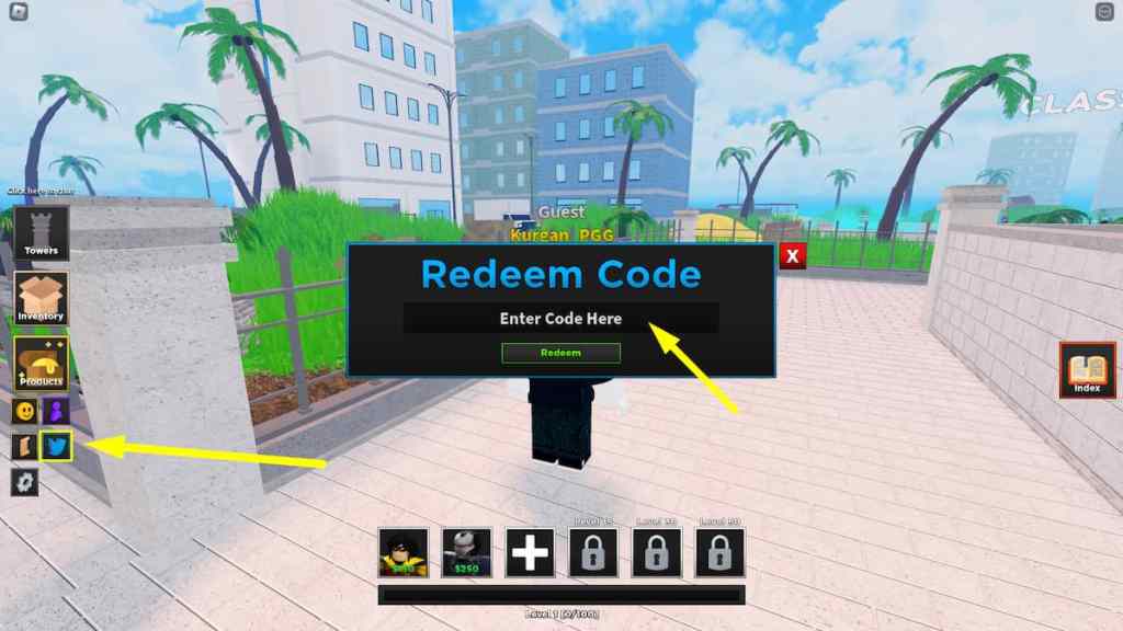 ALL SECRET CODES IN ULTIMATE TOWER DEFENSE ROBLOX