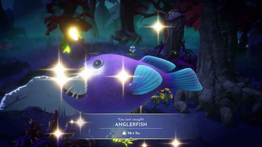 Where to catch an Anglerfish in Disney Dreamlight Valley | Pro Game Guides