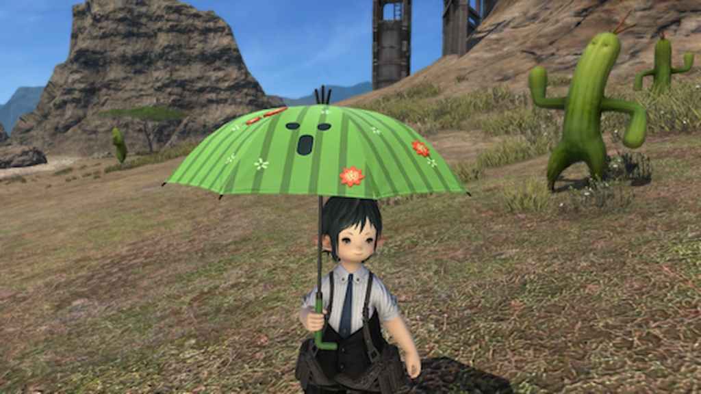 How to get the Cactuar Parasol fashion item in FFXIV Pro Game Guides
