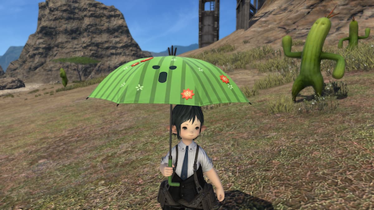 How to get the Cactuar Parasol fashion item in FFXIV Pro Game Guides
