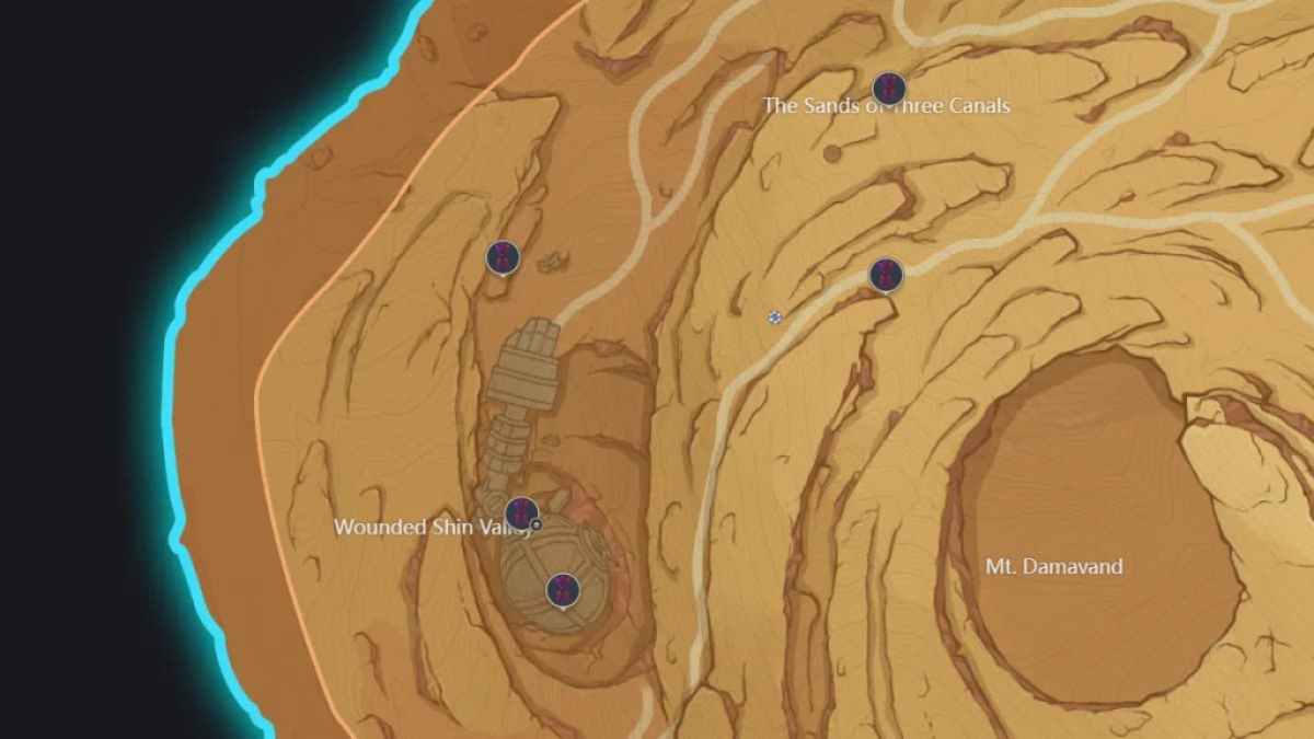 Sumeru Desert Time Trial Locations in Genshin Impact