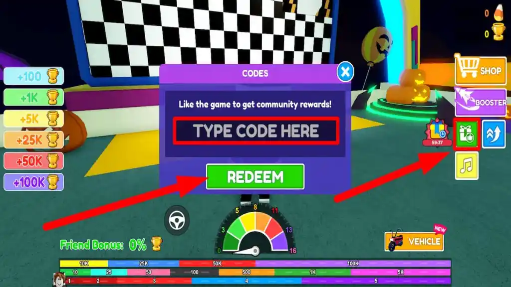 Redeem code for Roblox Max Speed