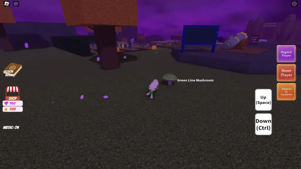 How to get the Mushroom ingredient in Wacky Wizards Roblox Pro Game