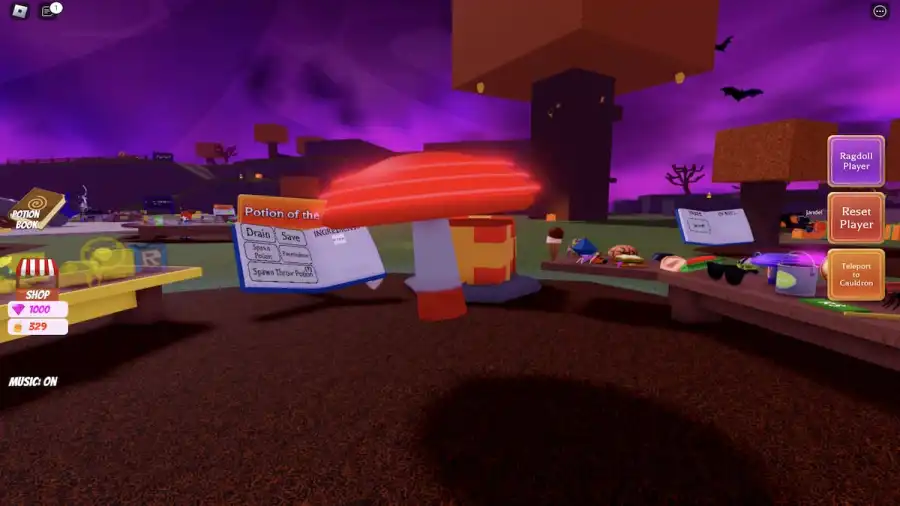 How to get the Mushroom ingredient in Wacky Wizards Roblox Pro Game