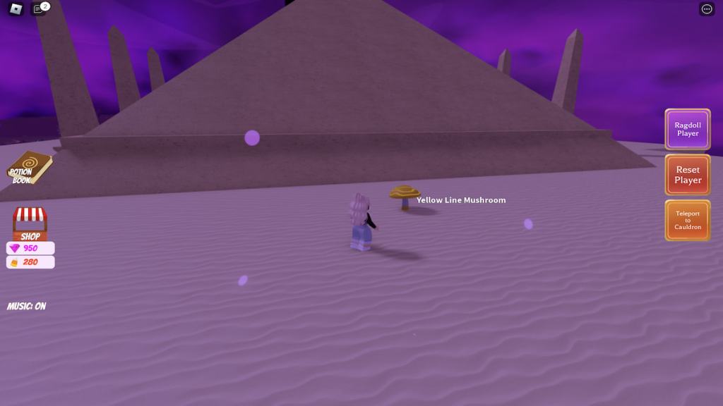 How to get the Mushroom ingredient in Wacky Wizards Roblox Pro Game