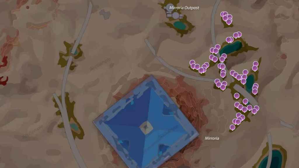 Screenshot via Tower of Fantasy Interactive Map