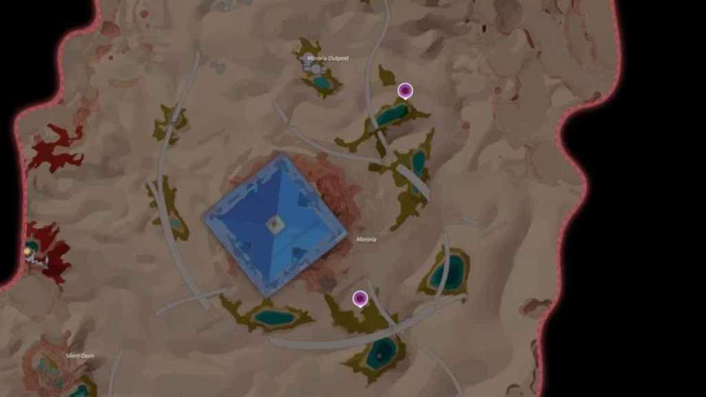 Screenshot via Tower of Fantasy Interactive Map