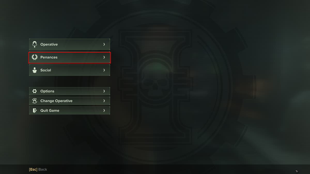 What are Penances in Darktide and how to complete them Warhammer 40k