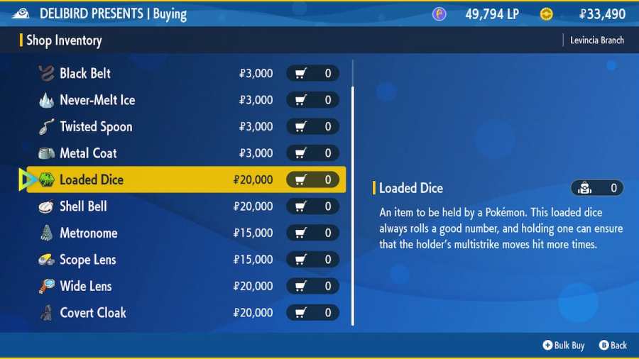 How to get Loaded Dice in Pokémon Scarlet & Violet Pro Game Guides