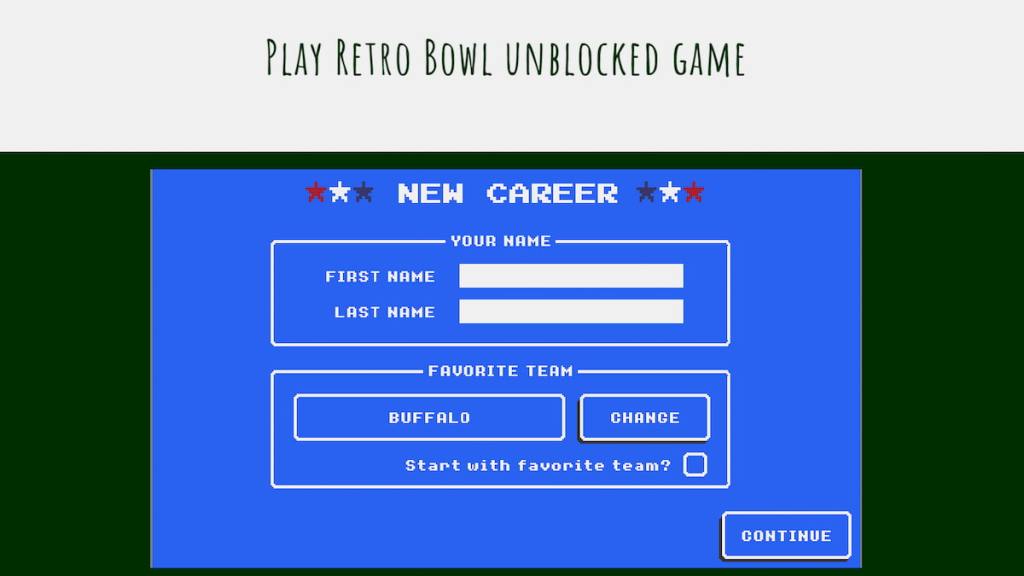 How to play Retro Bowl Unblocked at school