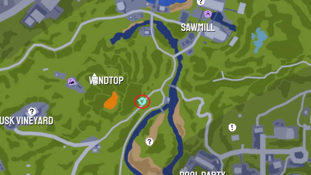 Map screenshot of fifth trehugger in Goat Simulator 4