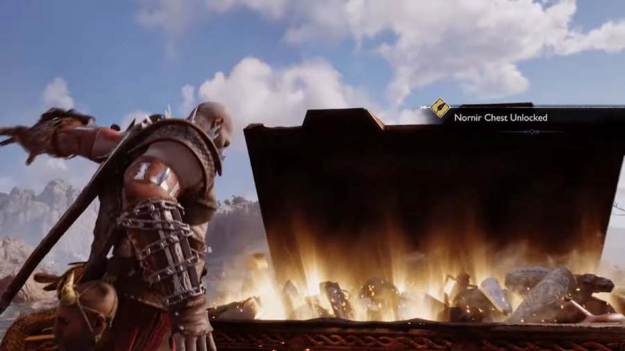 How to open the Nornir chests in Aurvangar Wetlands in God of War