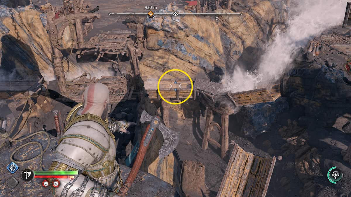 How to get the Legendary chest at Jarnsmida Pitmines in God of War