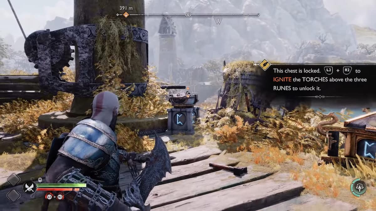 How to open the Nornir chest at Radsvinn's Rig in God of War Ragnarok