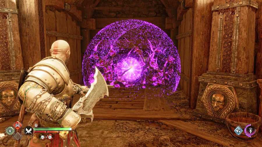 How to remove the brambles to open chests in God of War Ragnarok Pro