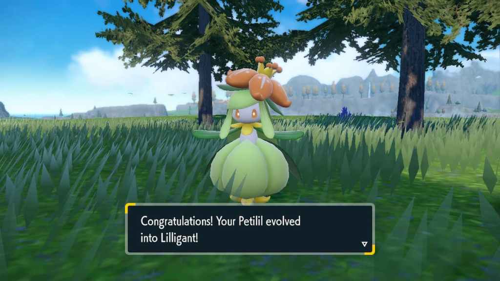 How to evolve Petilil into Lilligant in Pokémon Scarlet & Violet Pro