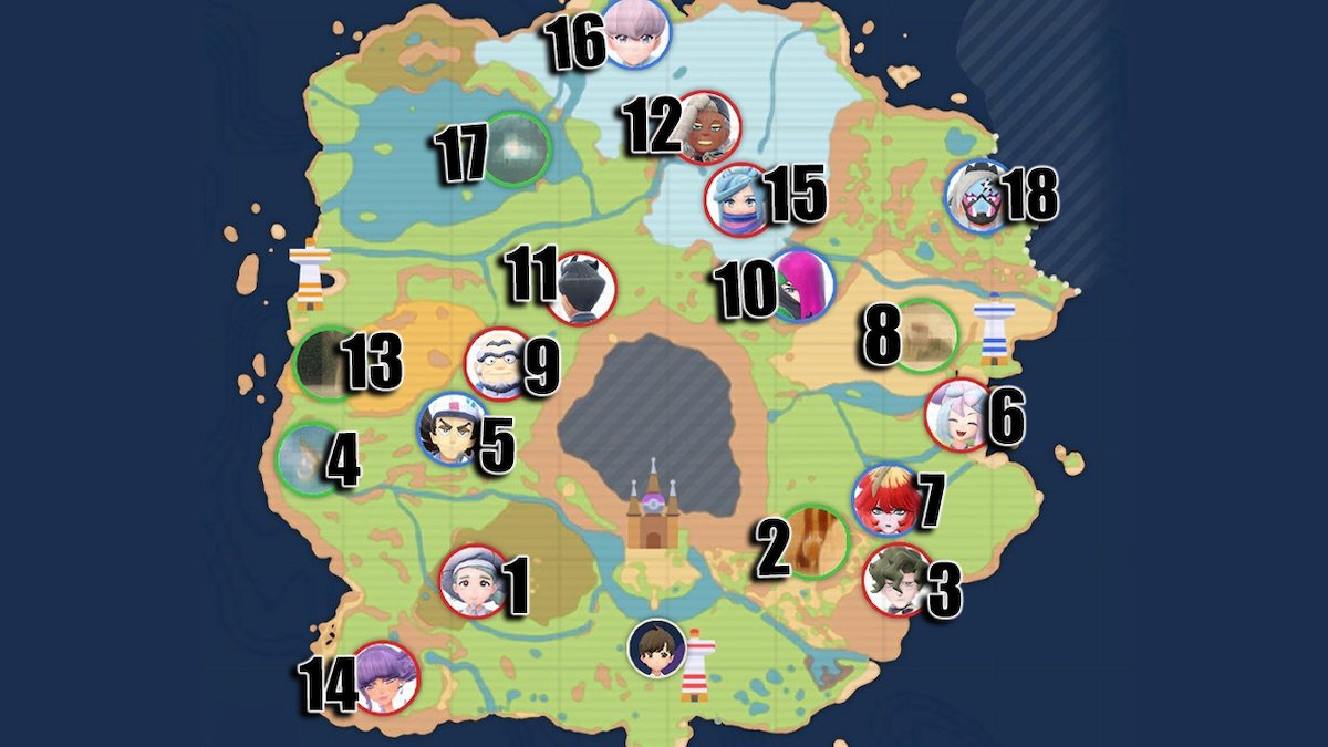 Pok Mon Scarlet Violet   Pokemon Scarlet And Violet Best Campaign Route Map 